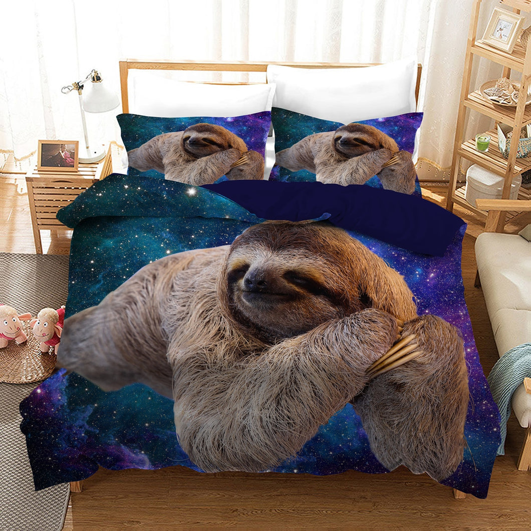 sloth duvet cover single