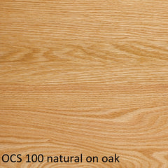 OCS 100 natural finish on oak