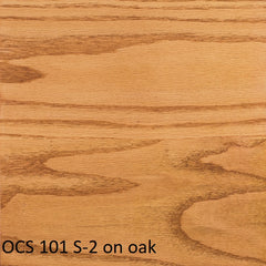 OCS 101 S-2 finish shown on oak