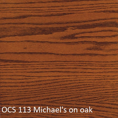 OCS 113 Michael's finish shown on oak