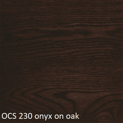 OCS 230 onyx finish shown on oak