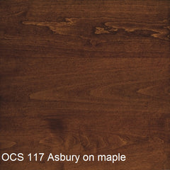 OCS 117 Asbury finish shown on maple