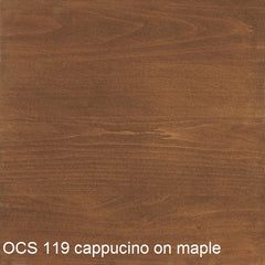 OCS 119 cappucino finish shown on maple