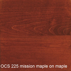 OCS 225 mission maple finish shown on maple