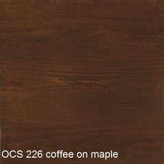 OCS 226 coffee finish shown on maple