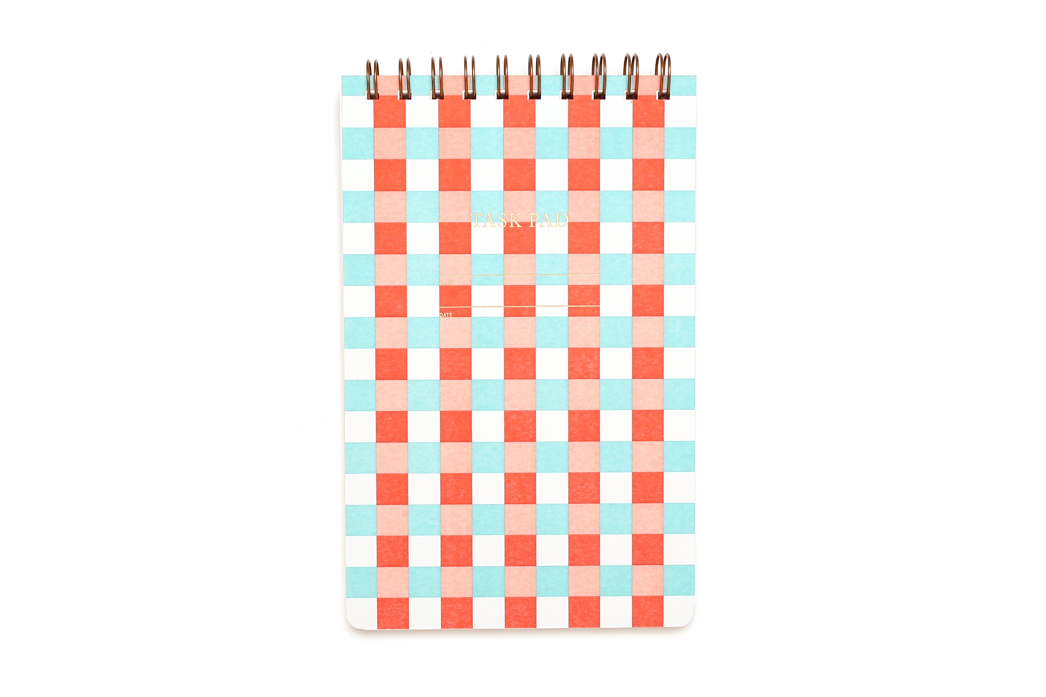 Task Pad Notebook - Checker Pastel