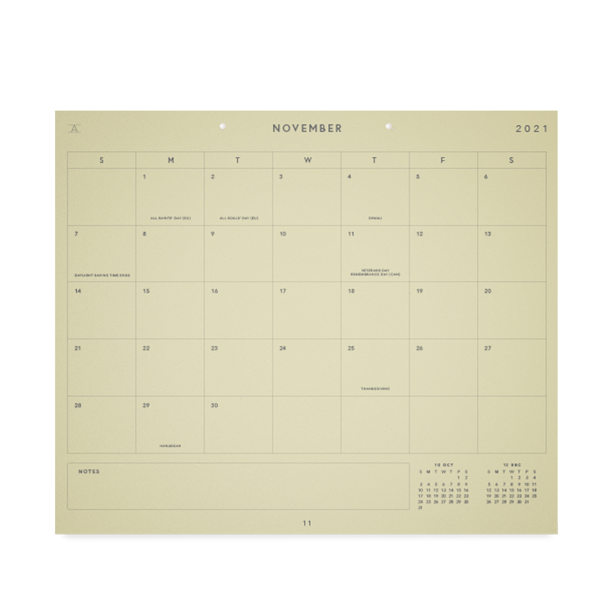 2022 Appointed Studio Wall Calendar