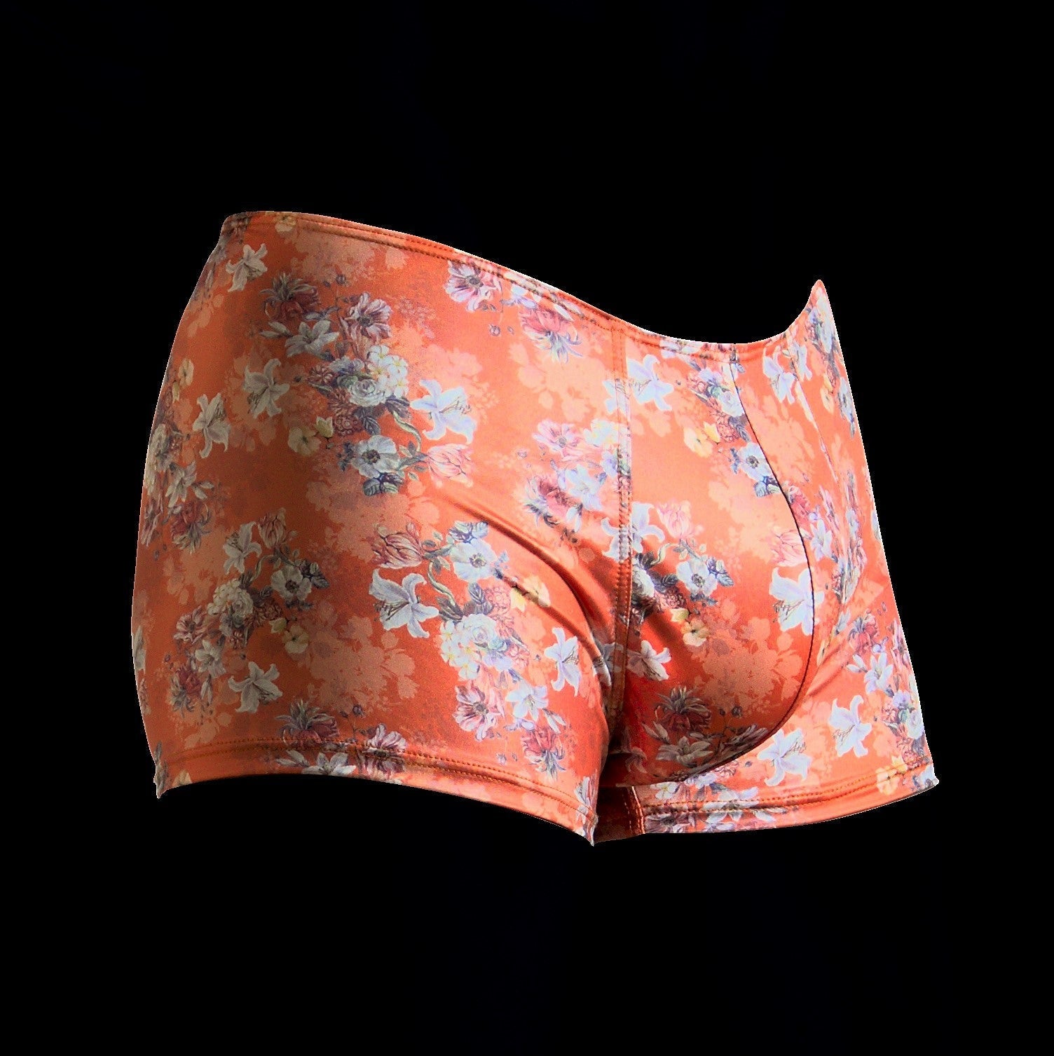WowPrint Vintage Flower Floral Mens Underwear Boxer Briefs Shorts