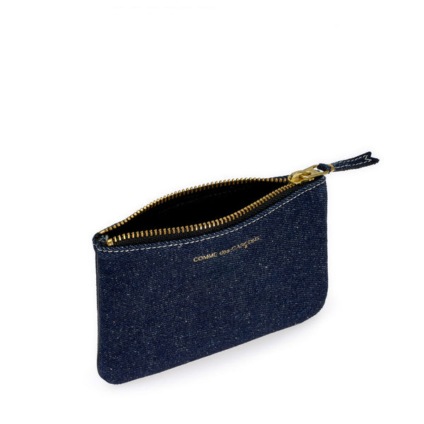 Denim Half Zip Wallet – MŌNO