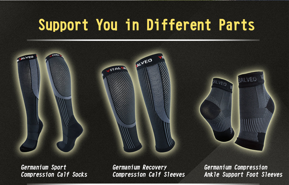 Germanium compression leg part support-compression calf, compression socks, compression ankle