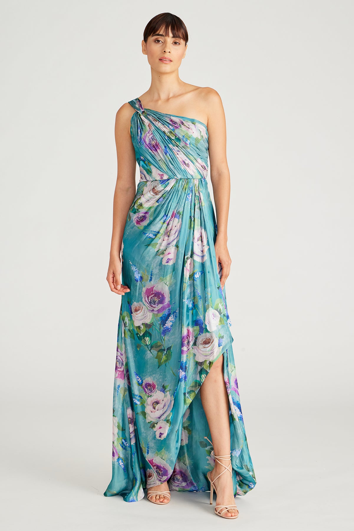 Rhonda One Shoulder Gown - THEIA product image