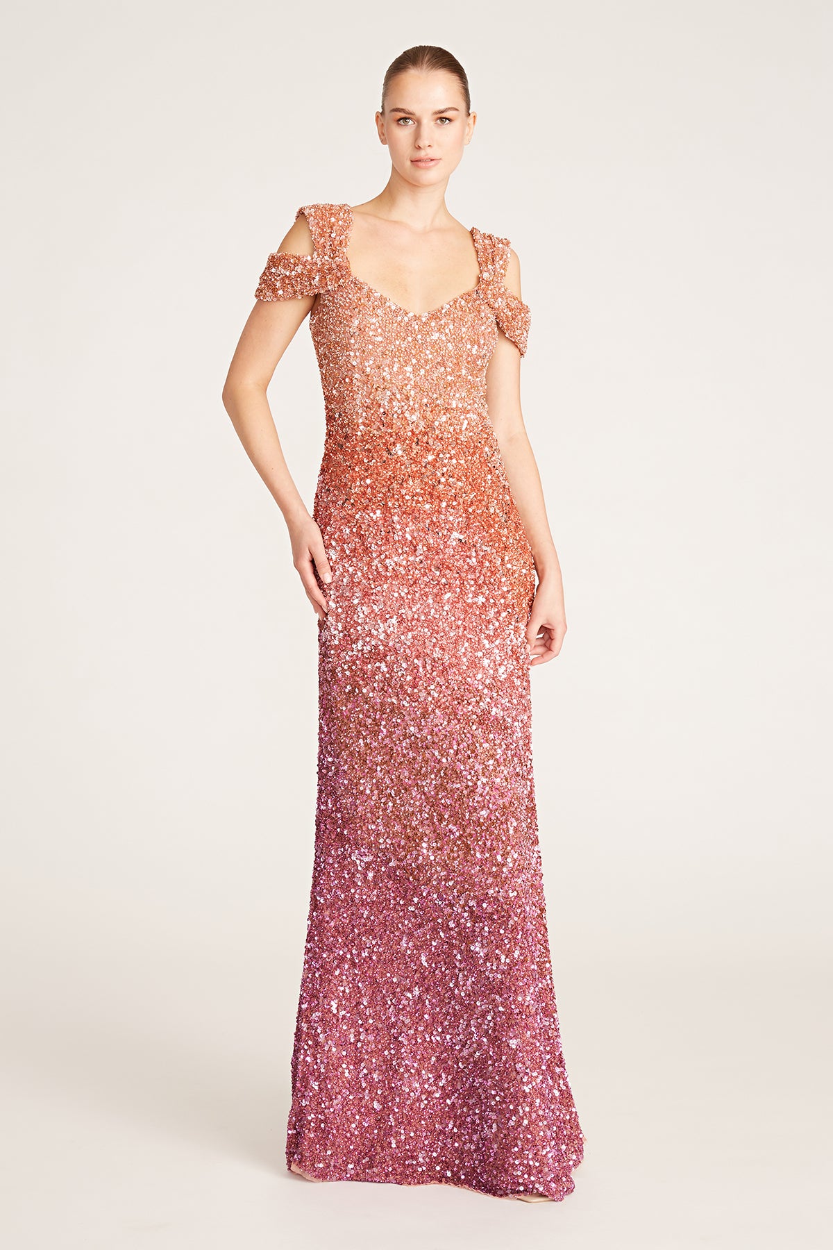 Gloria Twist A Line Gown – THEIA