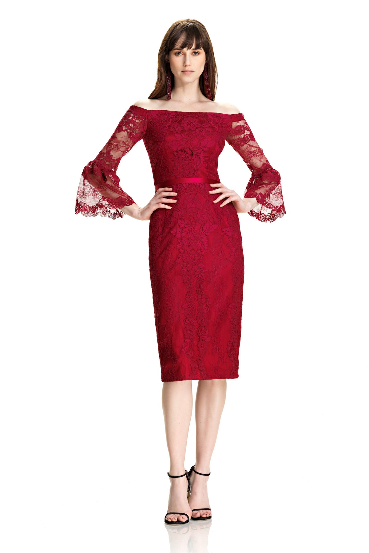 cranberry evening gowns