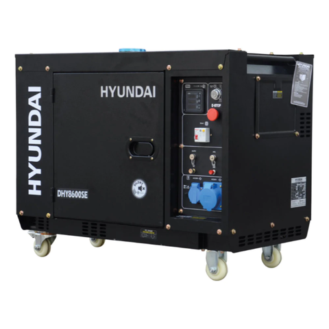 Generador eléctrico Hyundai 82HYG9250E 6.500 watts máximo - Rembrak