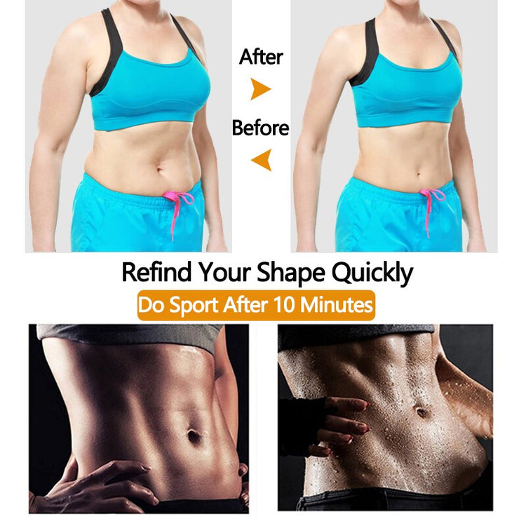 Sweat Shaper Waist Trainer Neoprene-free Waist Cincher Trimmer Belt Women Slimming Sheath Weight Loss Sauna Effect Belly Sauna Slimming Belt
