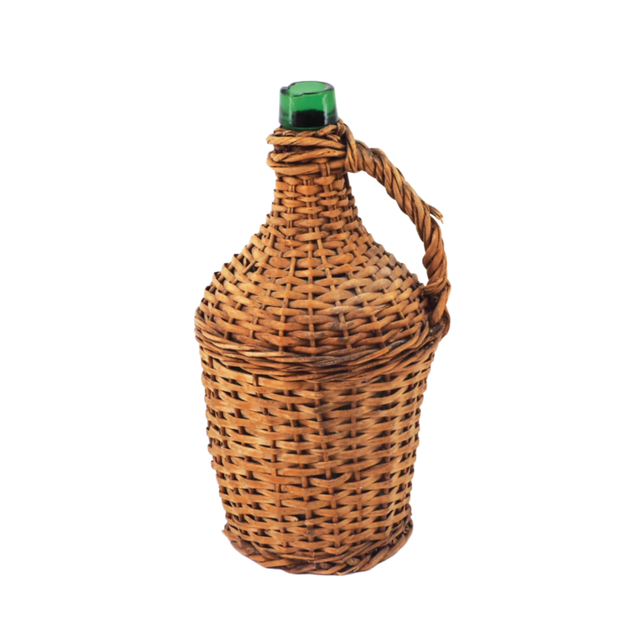 Wicker Demijohn with Handle