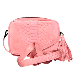 pale pink camera bag