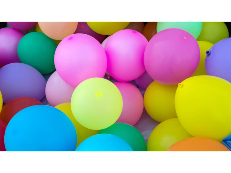 Key Fob in Sea of Balloons Prank