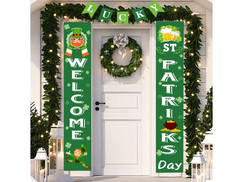 St Patrick’s Day Porch Banner
