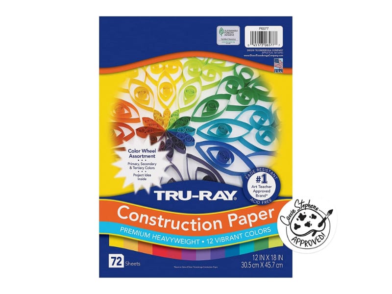  Tru-Ray Color Wheel Construction Paper