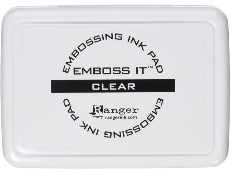  Ranger Embossing Ink Pad in clear ink