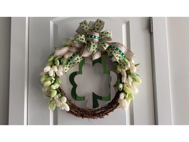 Farmhouse Wreath St. Patrick’s Day Craft