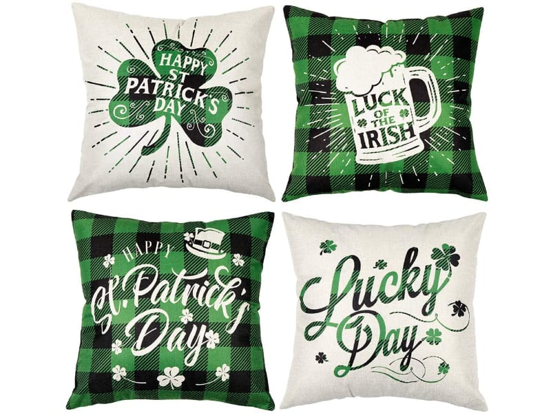 St. Patrick’s Day Pillow Covers (Set of 4)