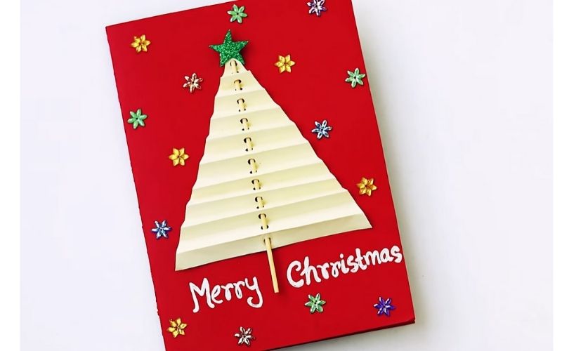 Accordion-Fold Christmas Card