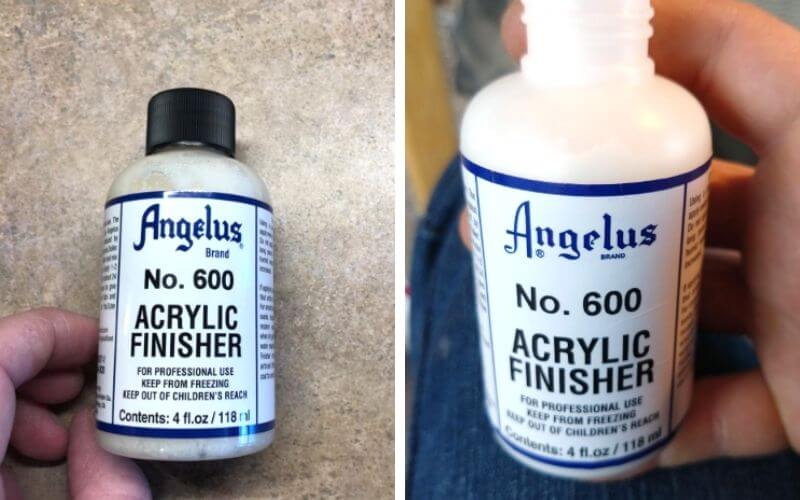 Angelus Brand Acrylic Leather Paint Finisher No. 600-4oz