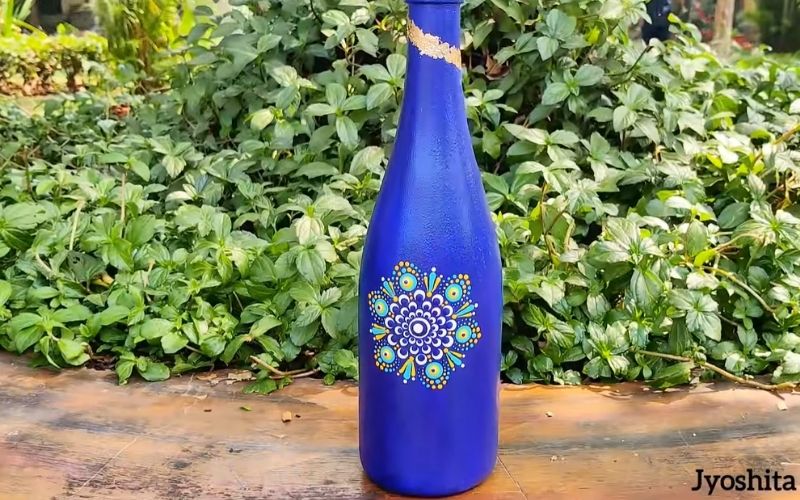 Bottle dot painting