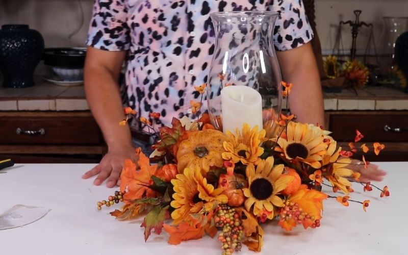 Colorful Fall Centerpiece