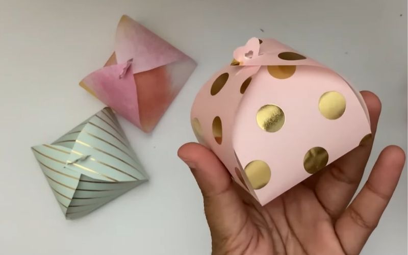 DIY Origami Cut Gift Bag
