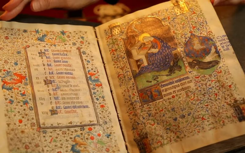 Intricate drawings on illustrated manuscripts - Image by Cambridge University