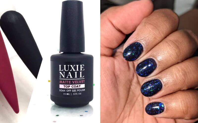 LuxieNail Matte Velvet Gel Top Coat