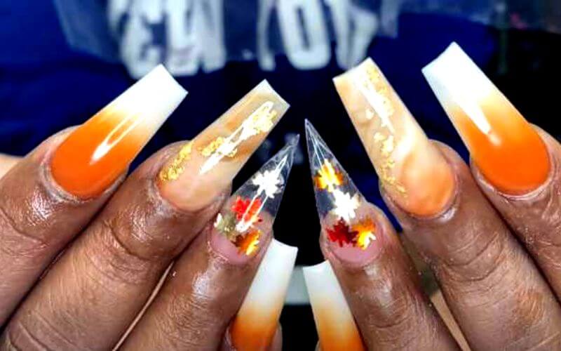 Ombre Fall Nails