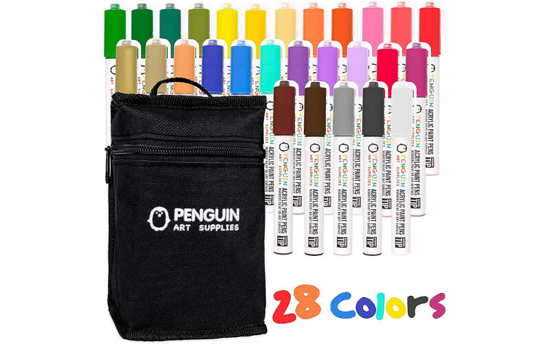 Penguin Art Supplies Dual-Tip Acrylic Paint Pens