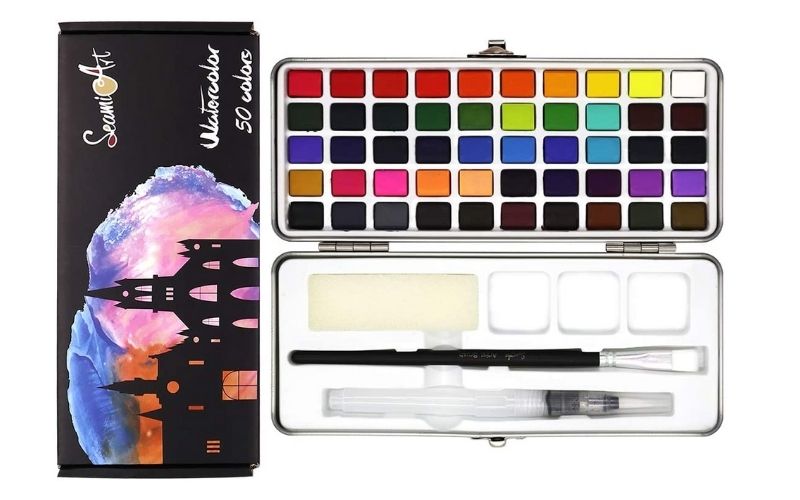 Seamiart Watercolor Paint Set