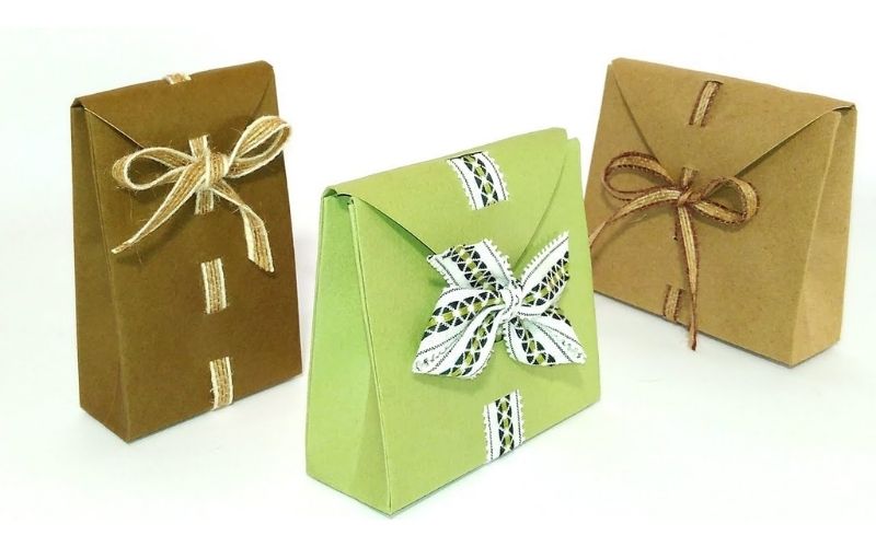 Stringed Origami Gift Bag