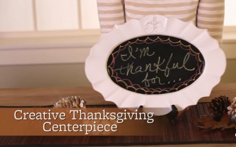Thanksgiving Platter Centerpiece