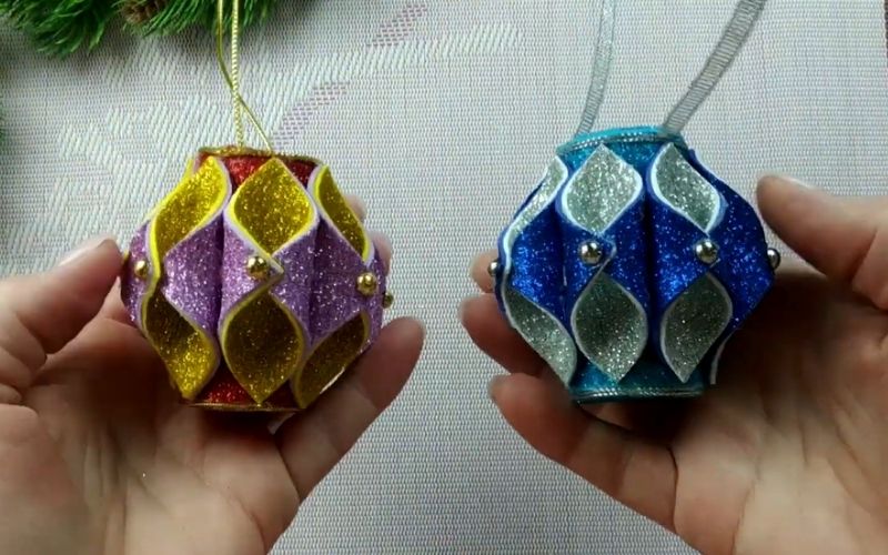 Toilet Paper Roll Christmas Ornaments