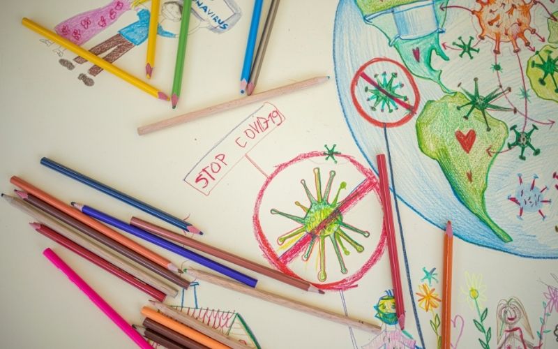 Colored pencil doodles