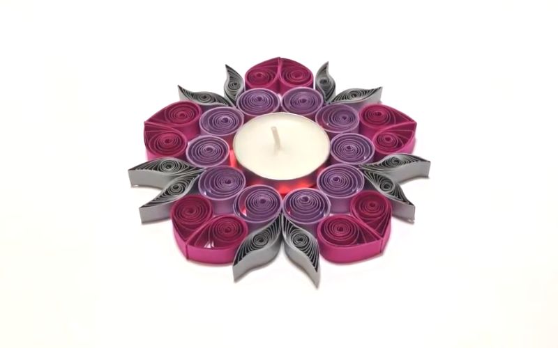Quilled Candle Holders