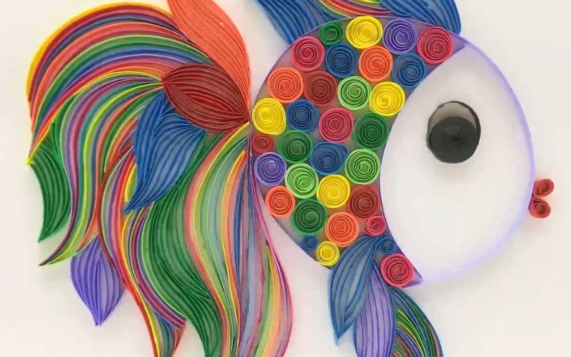 Fish Quilled Wall Art