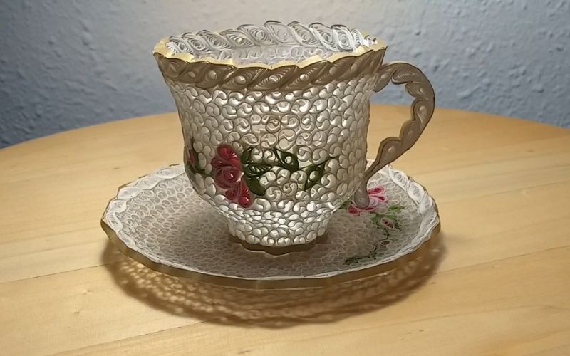 Quilled Tea Cups