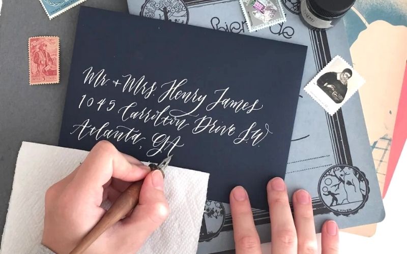 Left Handed Calligraphy