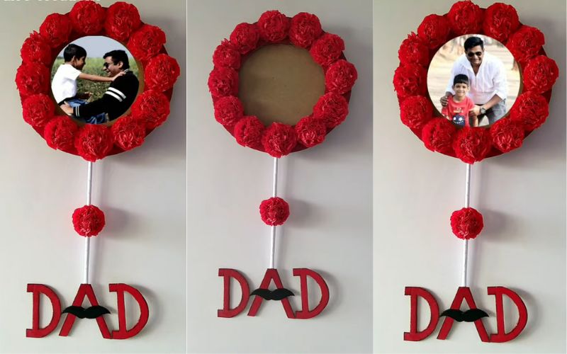 Wreath picture frame