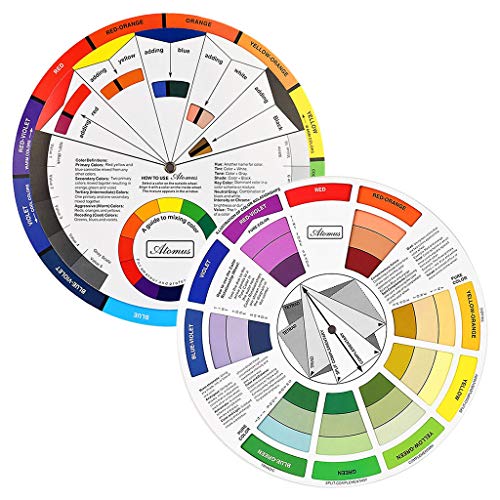 JimKing Creative Color Wheel, Paint Mixing Learning Guide Art Class Te ...