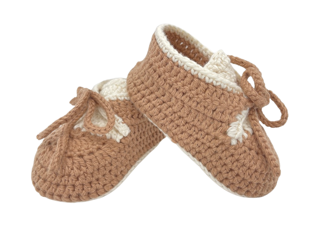 Brown/Beige Shoes 0-3M