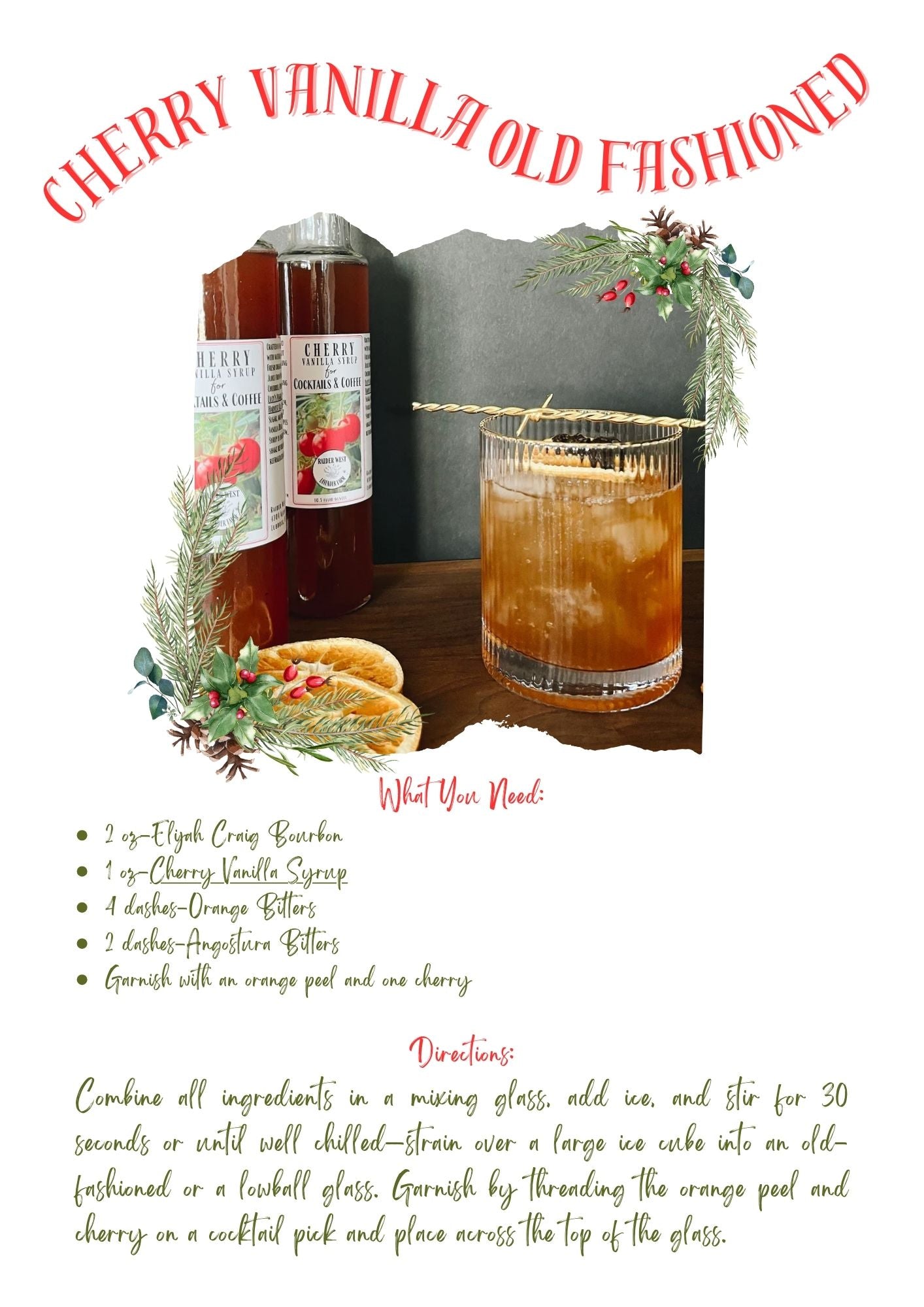 Old Fashioned Recipe