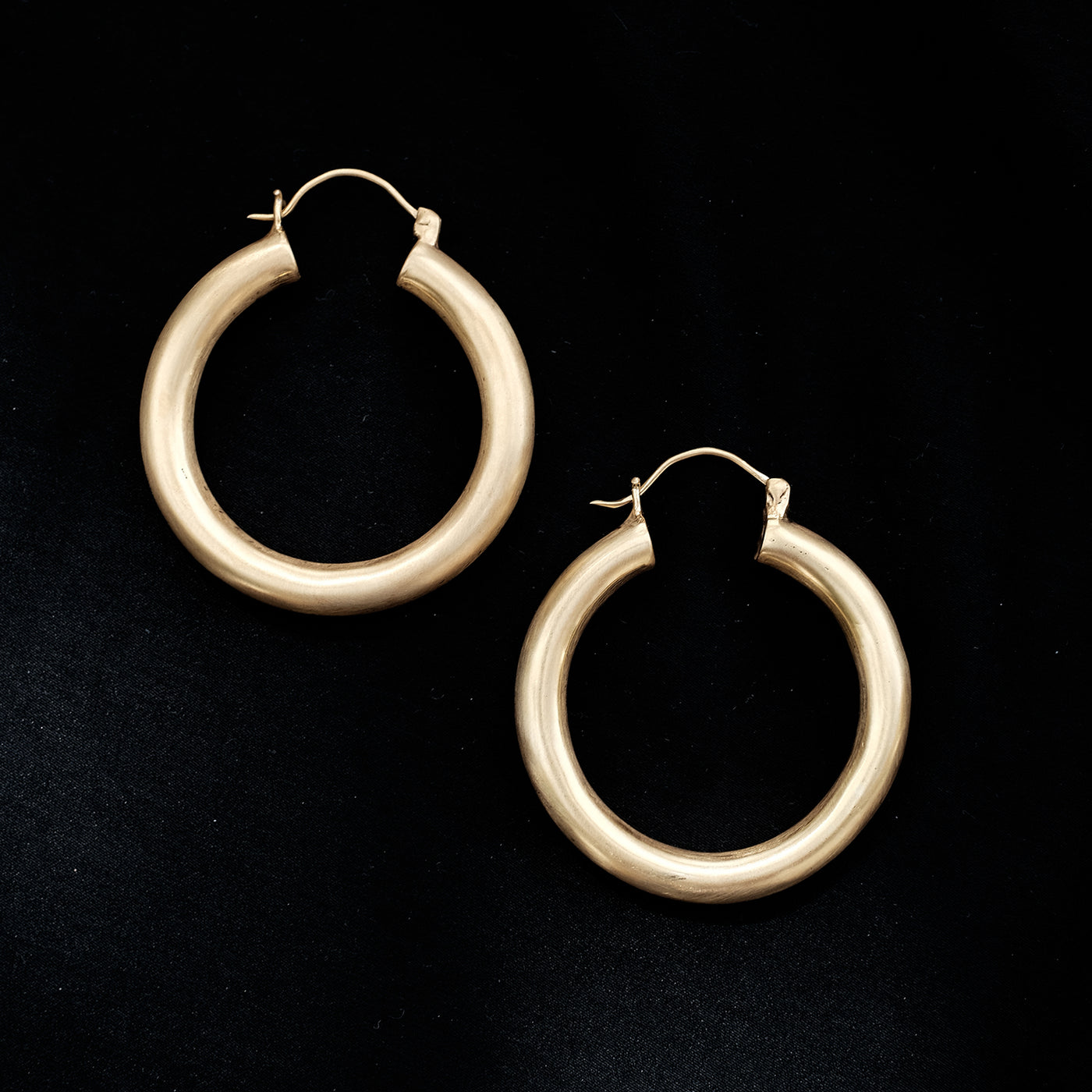 plated hoop earrings – Lula Máiz